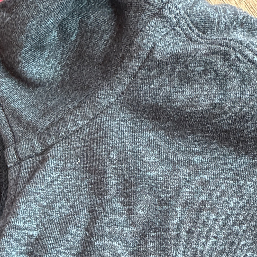 lululemon athletica Heathered Blue/Black Half-Zip Pullover - Picture 10 of 11